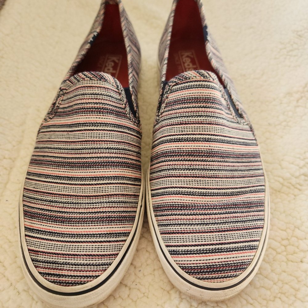 Keds Striped Double Decker Slip-on Size 9